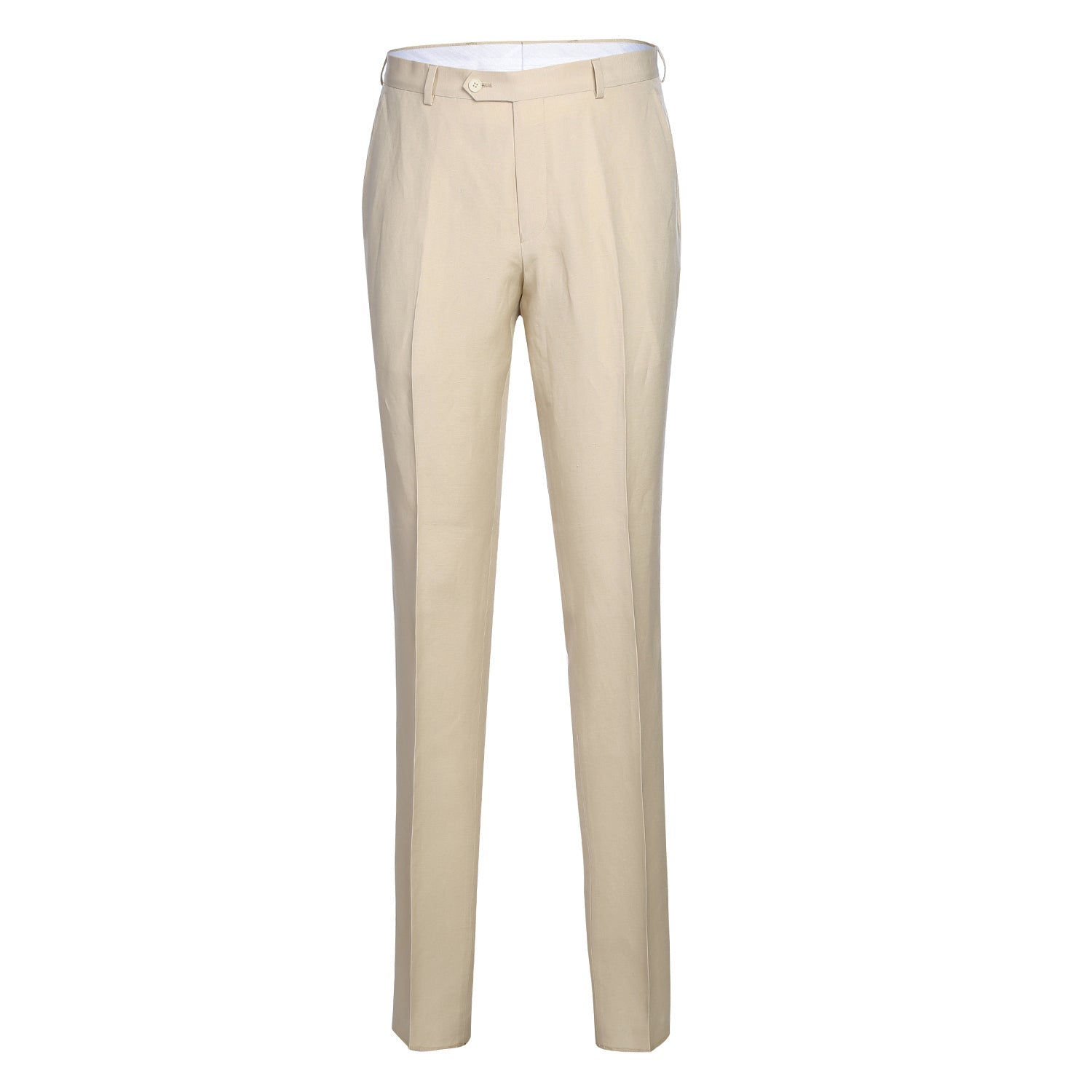 611-3 Men's New Slim Fit Checked Linen Suits - 38Lx32W