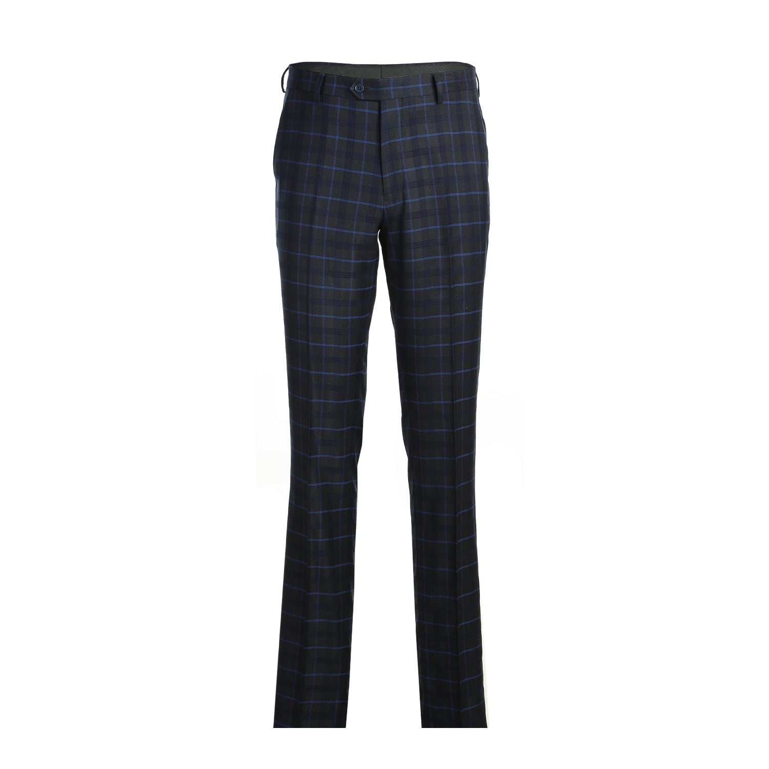 293-27 Men's Classic Fit Checked Suits - 38Lx32W