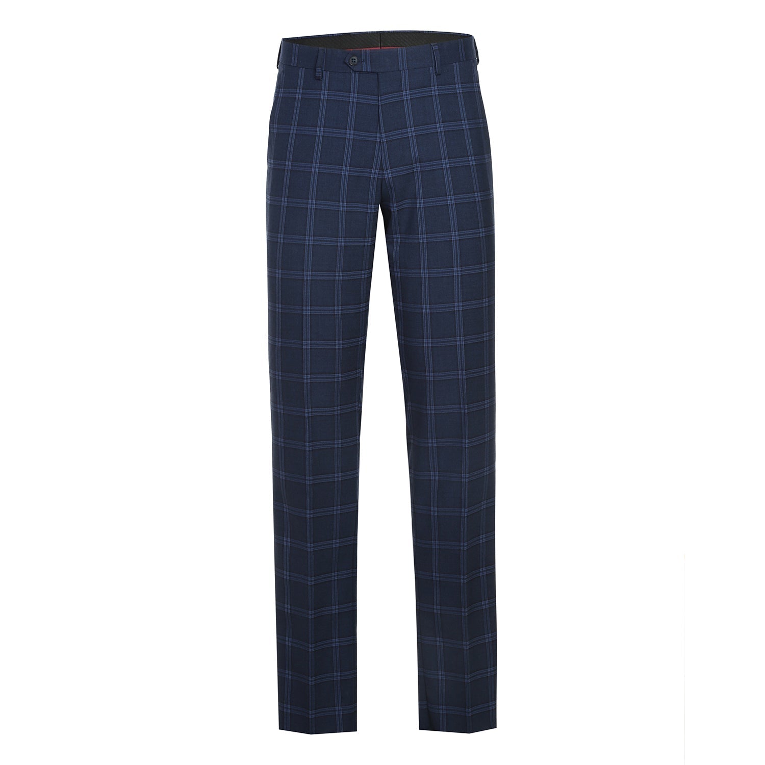 293-22 Men's Slim Fit Checked Suits - 38Lx32W