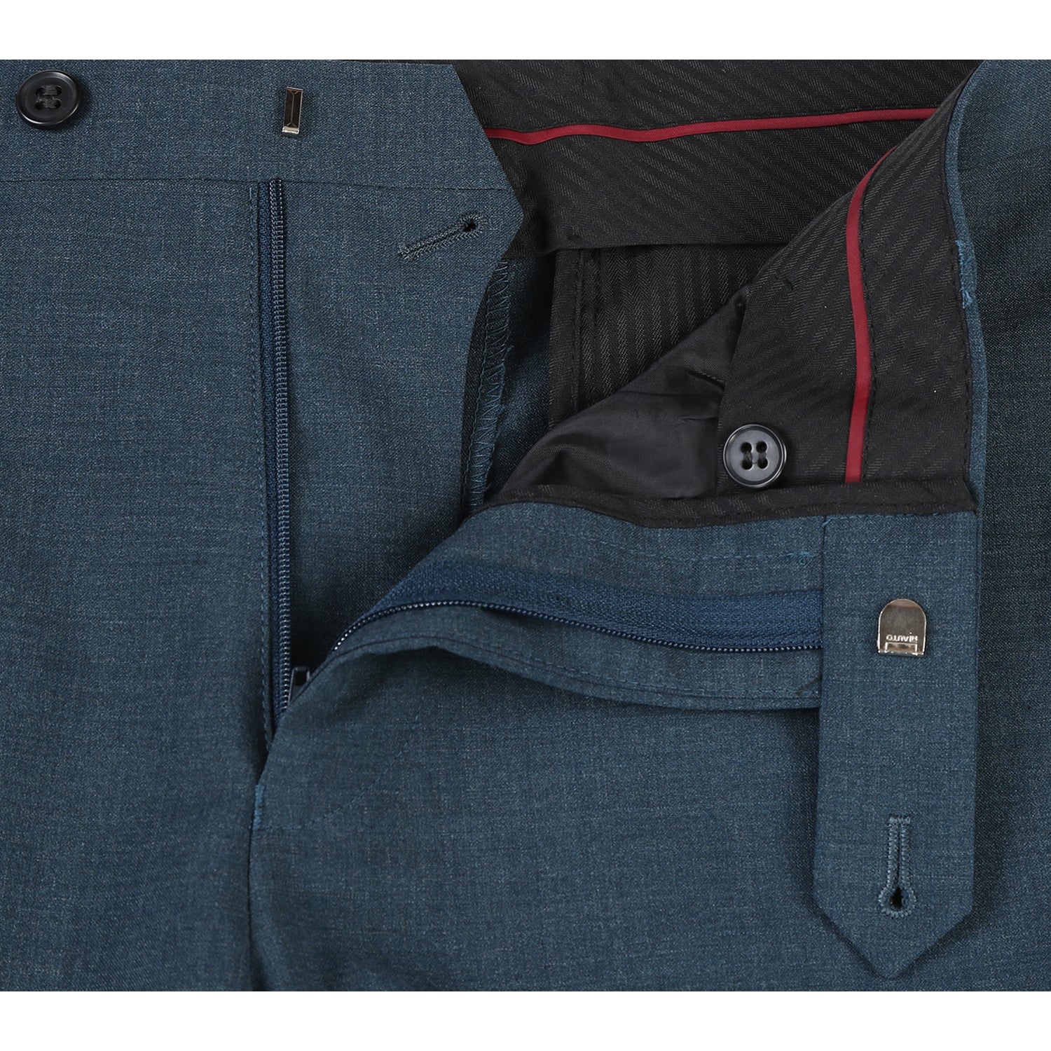 566-5 Men's Slim Fit Wool Suits - 38Lx32W