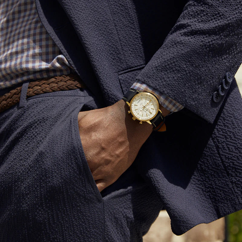 Seersucker Blazer - "Commanders Navy" Seersucker Sport Coat Commanders Navy Seersucker Stretch Sport Coat - 38 R