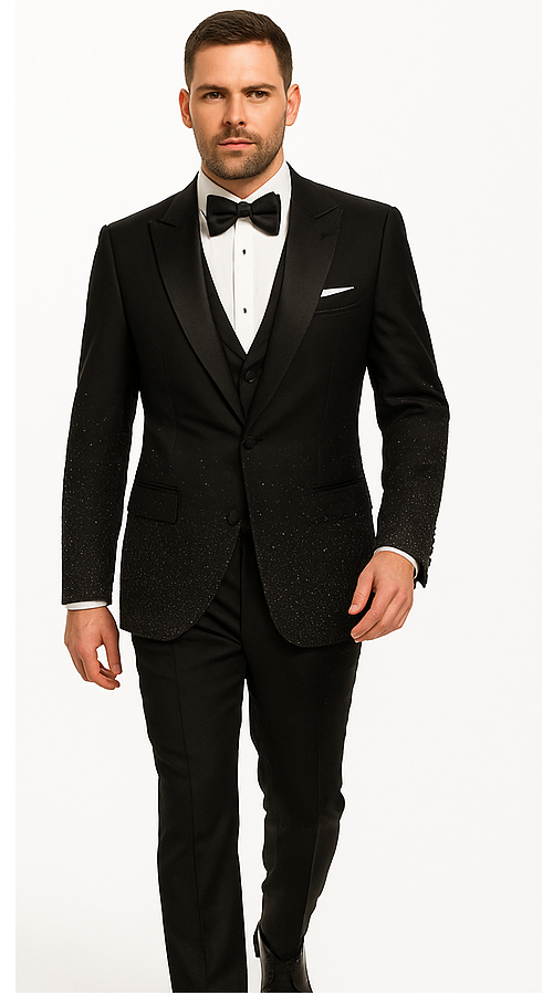 Men’s Formal Tuxedo in Black – After Six Classic Style - 36R