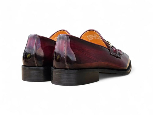 Carrucci Amber Patent Leather Chain Loafers