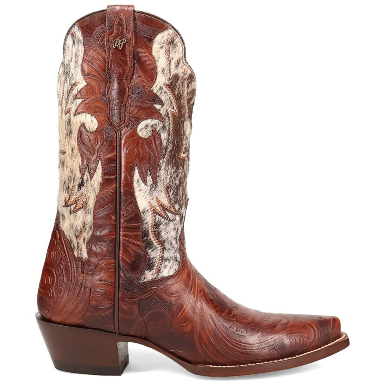 Dan Post Women's Andrinna Brown Snip Leather Western Boots - 7M