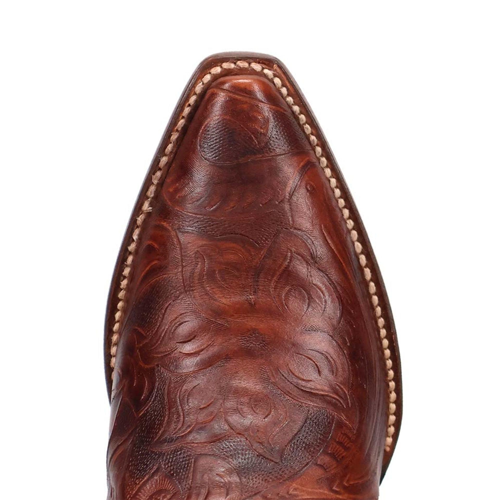 Dan Post Women's Andrinna Brown Snip Leather Western Boots - 7M