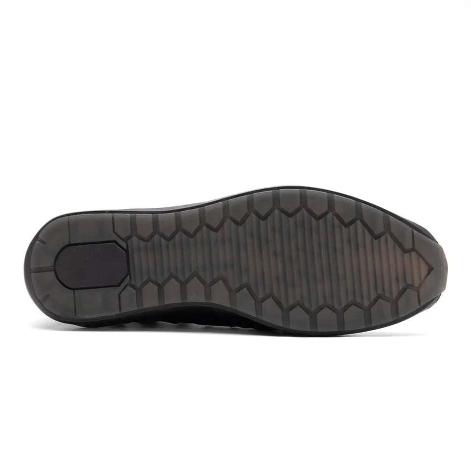 Marco Di Milano Nino Men's Shoes Black Sleek Genuine Caiman Crocodile Fashion Sneaker - 8