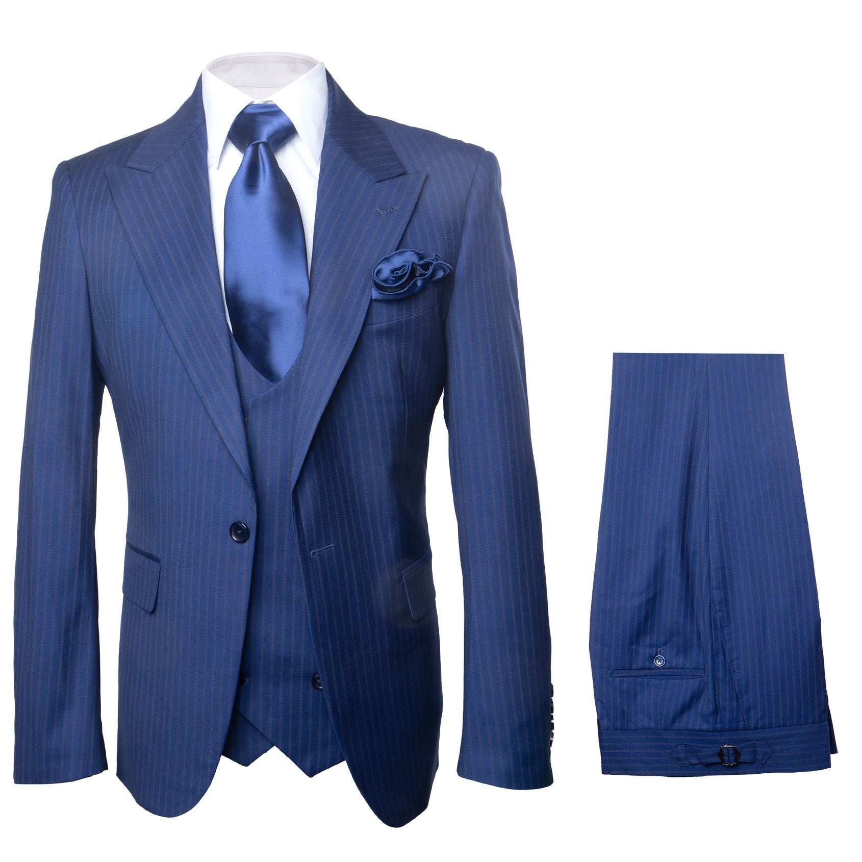 ROSSI MAN SLIM FIT 3 PIECE SUIT BOND RM1782 - 34R