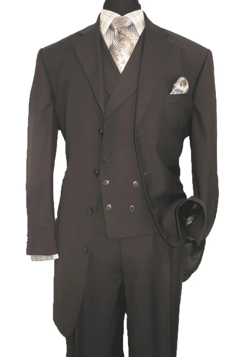 Brown Wedding Suit - Jacket + Pants - Brown Tuxedo - Brown Groomsmen 4 Button Suit - 38 Short Jacket+32 Waist Adjustable 28to34)(Height: 5 4 to5 7 )(Neck 15-16.5)S-M)