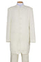 "Ivory Zoot homecoming  Suit Tuxedo with Long Mandarin Collar for Men"