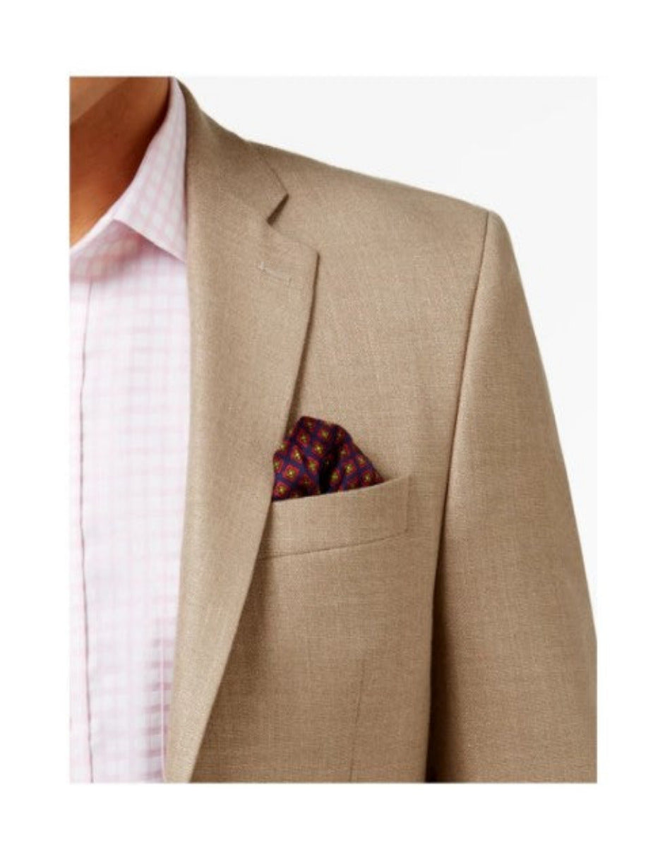 Mens Tan Sport Coat - Beige Color Blazer - Summer Jacket - New Arrival - 36 Short