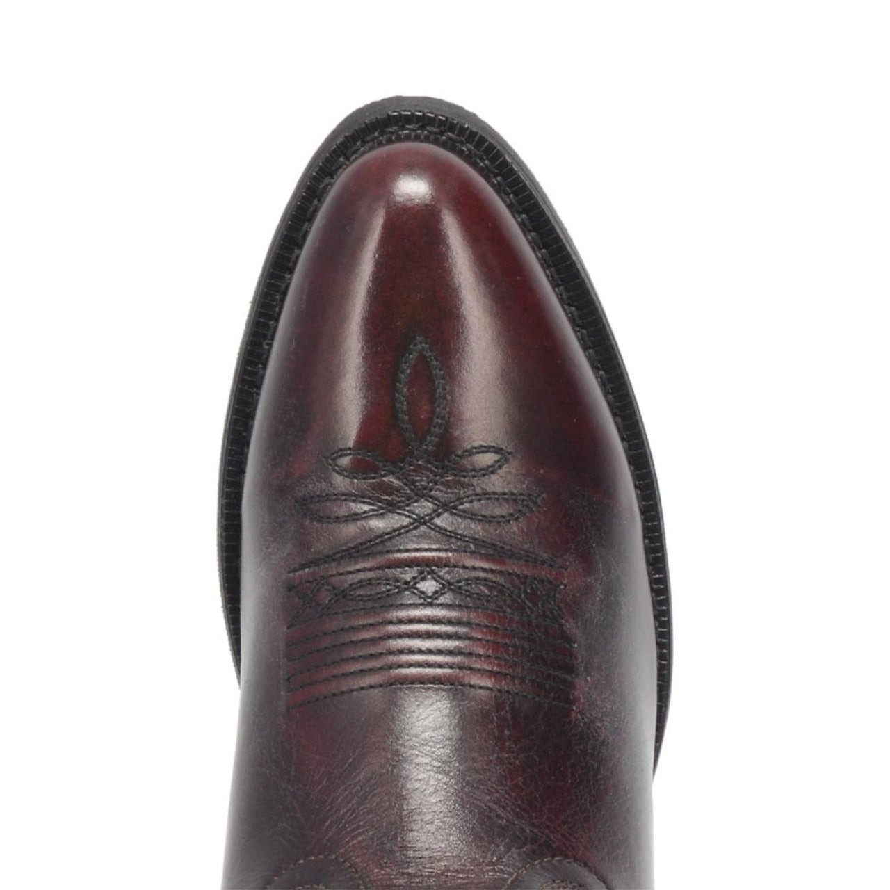 Laredo Birchwood Black Cherry Leather Round Toe Boots for Men - 8D