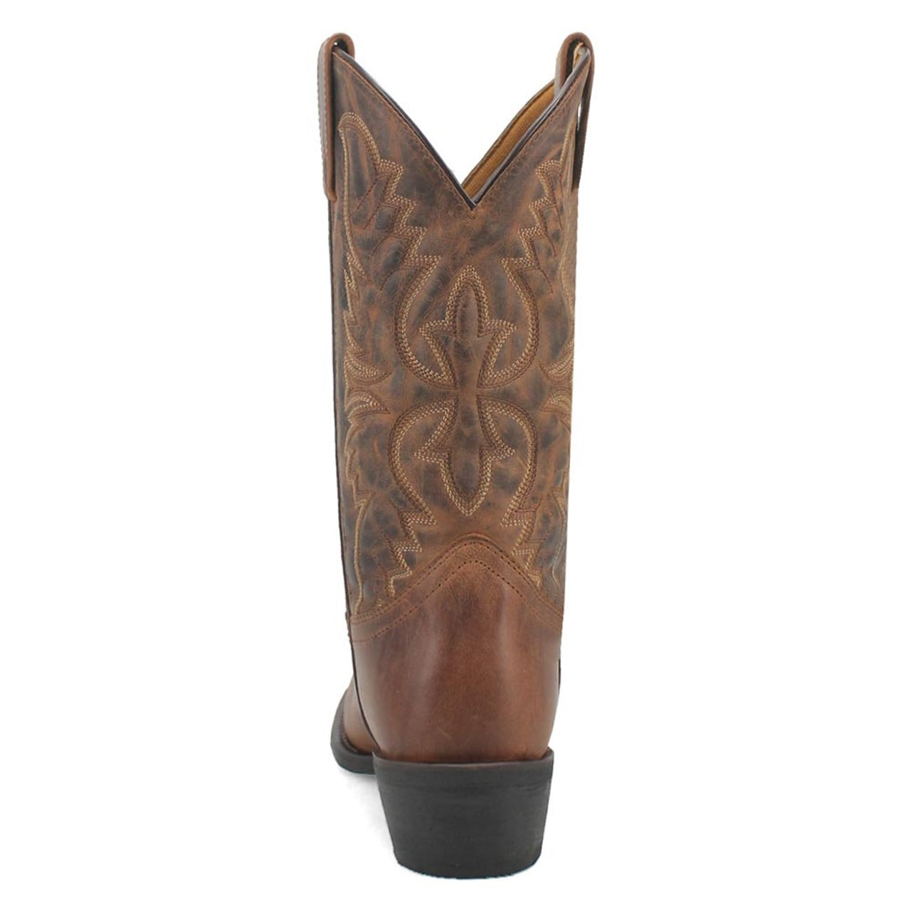 Laredo Birchwood Tan Leather Round Toe Boots for Men - 8D