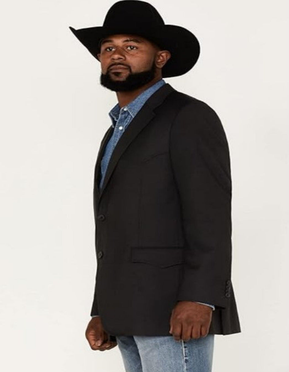 Western Blazer - Saco Para Hombre - Cowboy Blazer in Black Color - 36 Short