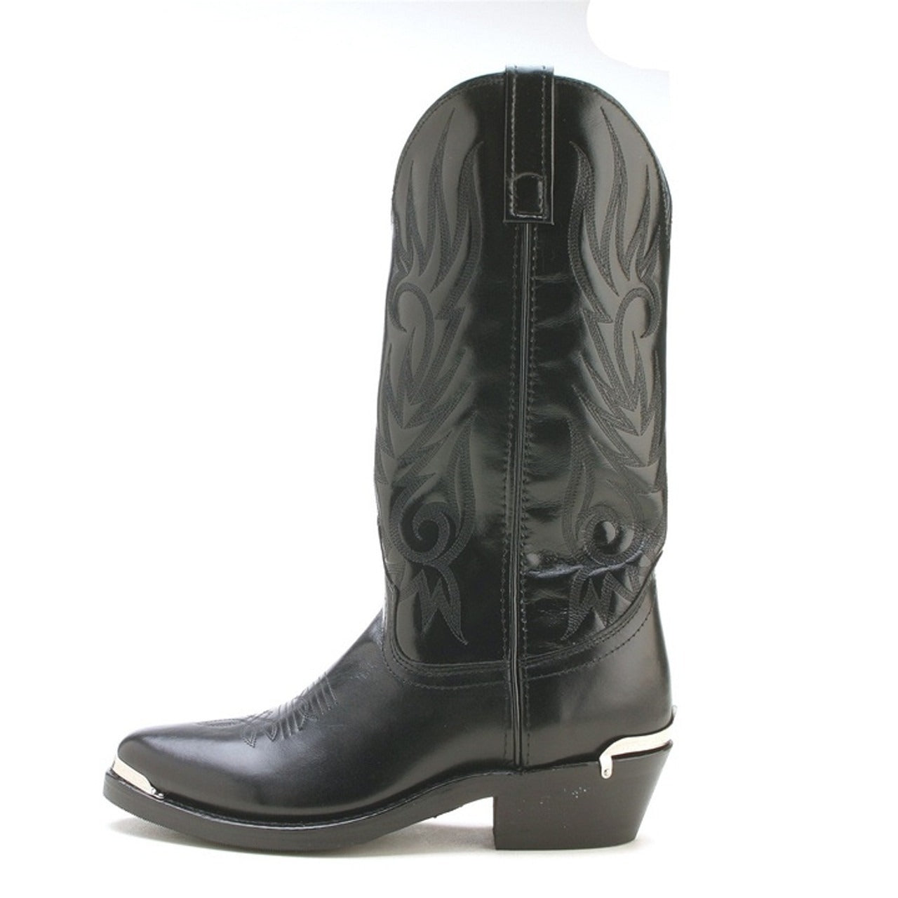 Laredo Black Crazy Horse Leather Boots - 8D