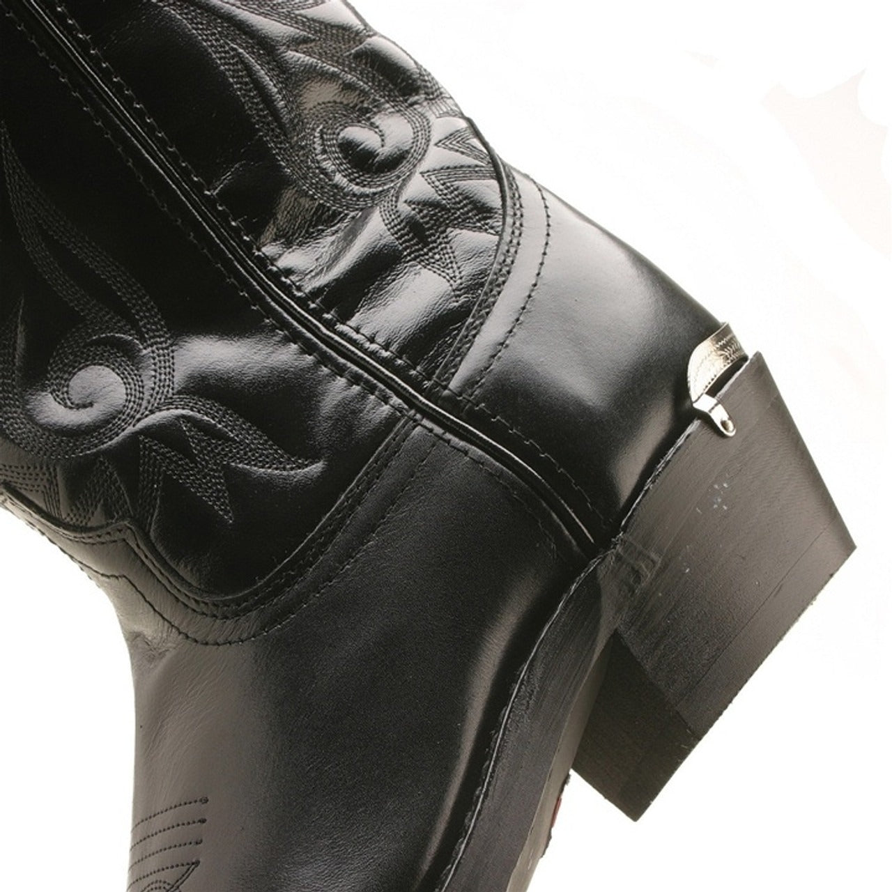 Laredo Black Crazy Horse Leather Boots - 8D
