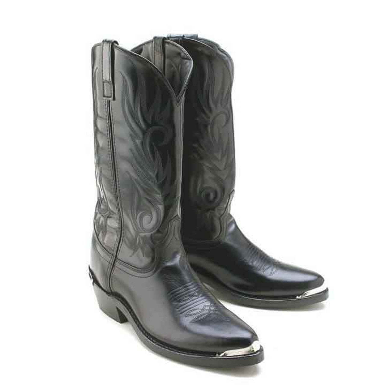 Laredo Black Crazy Horse Leather Boots - 8D