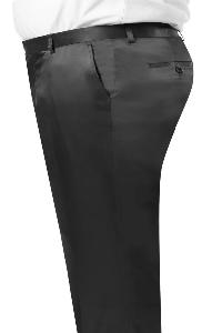 Shiny Dress Pants Black - Sharkskin Pant For Men - Sateen Pants - dress size pants : 28 Unfinished bottom