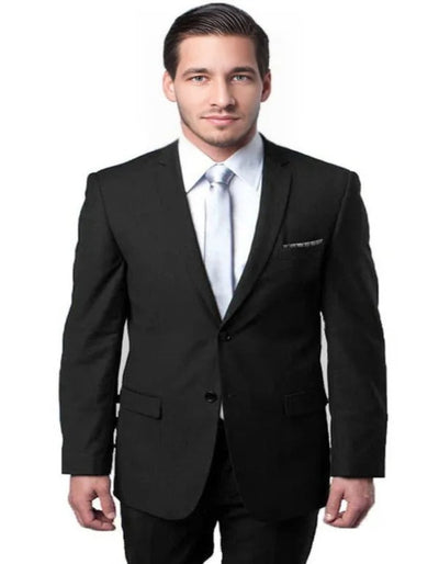 Missionary Mormon Quality Suit - Business Style in Color Black