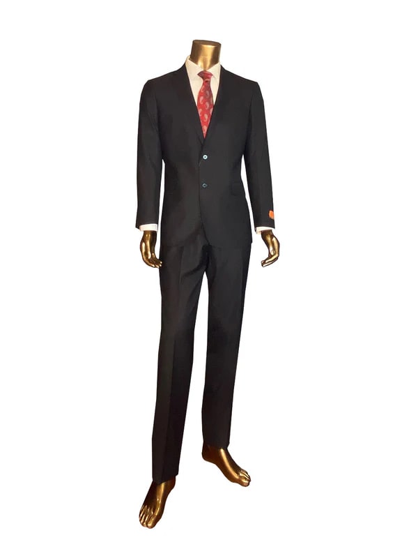 Slim Fit 2 Piece 2 Button Suit (Purple) SC900-12