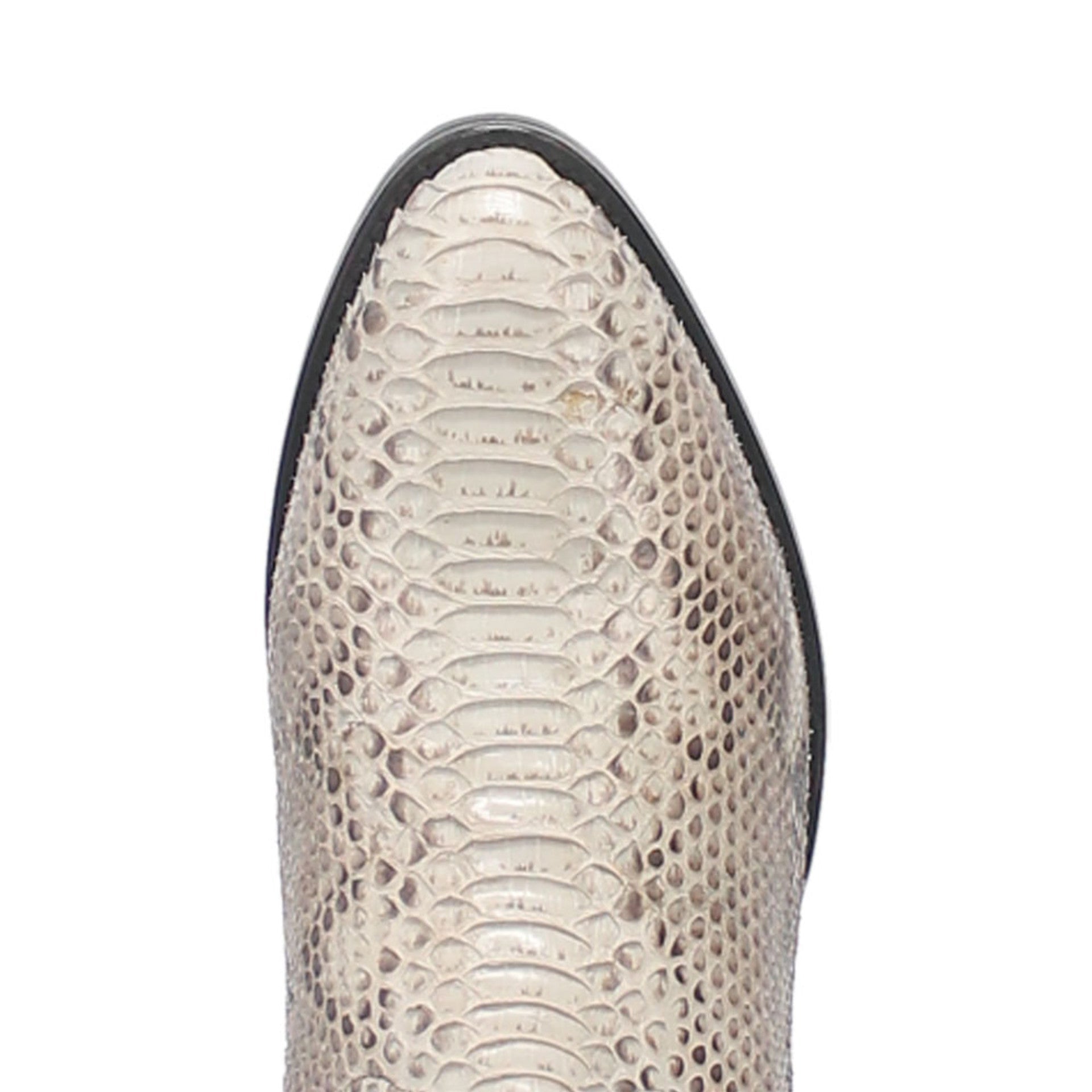 Dan Post Men’s Manning Black and Natural Python 13” Round Toe Leather Boot - 7D