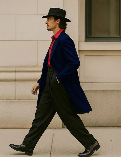 Mens Zoot Suit in Solid Black Available in 7 Colors