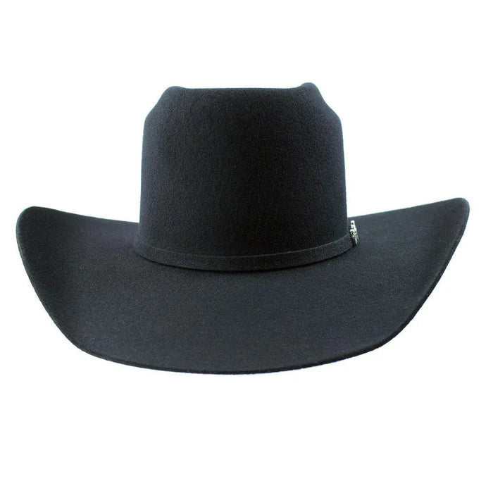 Brick Crown Cowboy Hat Black - S