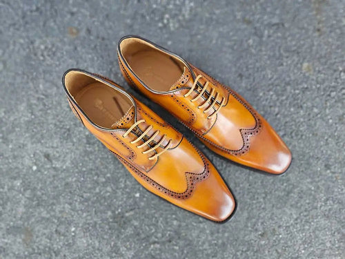 Carrucci Blucher Style Wingtip Derby