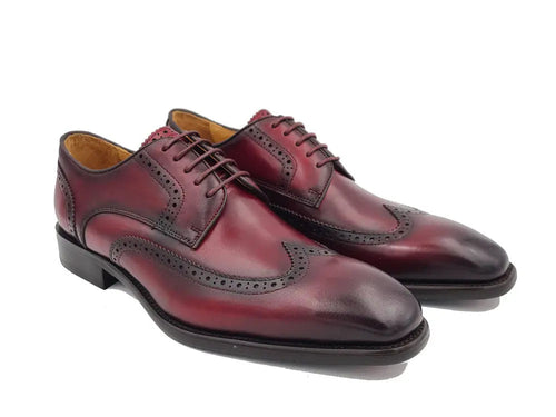 Carrucci Blucher Style Wingtip Derby