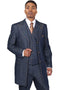 Cheap priced Suit - Mens Long Vested Denim Jeans Fashion Zoot Blue Suit