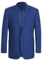 Cheap Priced Suit  - Mens Two Button Classic Fit Two Piece Suit In Blue Windowpane Check