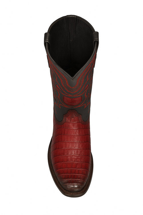 Botas de Cocodrilo Caiman Cola Horma Europea-New Designer Collection