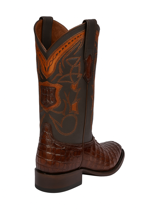 Botas de Cocodrilo Caiman Cola Horma Europea-New Designer Collection
