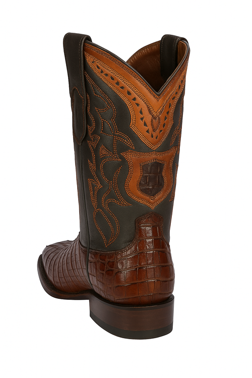 Botas de Cocodrilo Caiman Cola Horma Europea-New Designer Collection