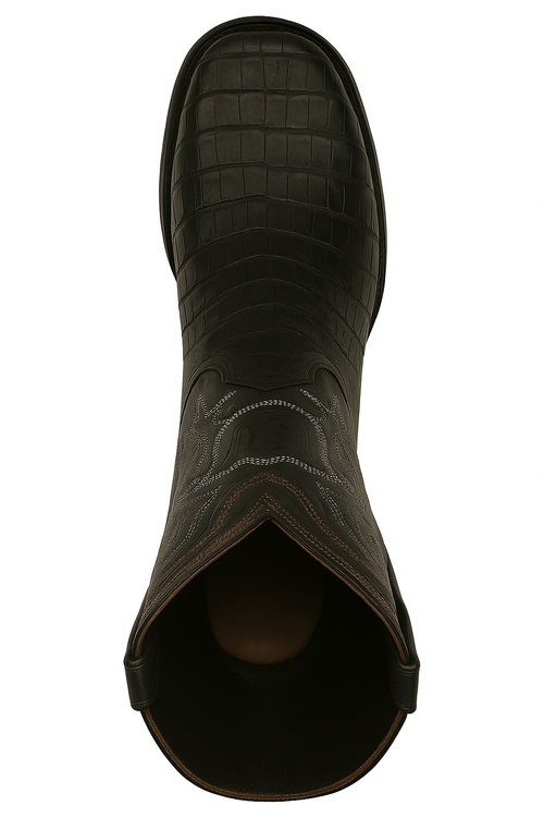 Botas de Cocodrilo Caiman Cola Horma Europea-New Designer Collection