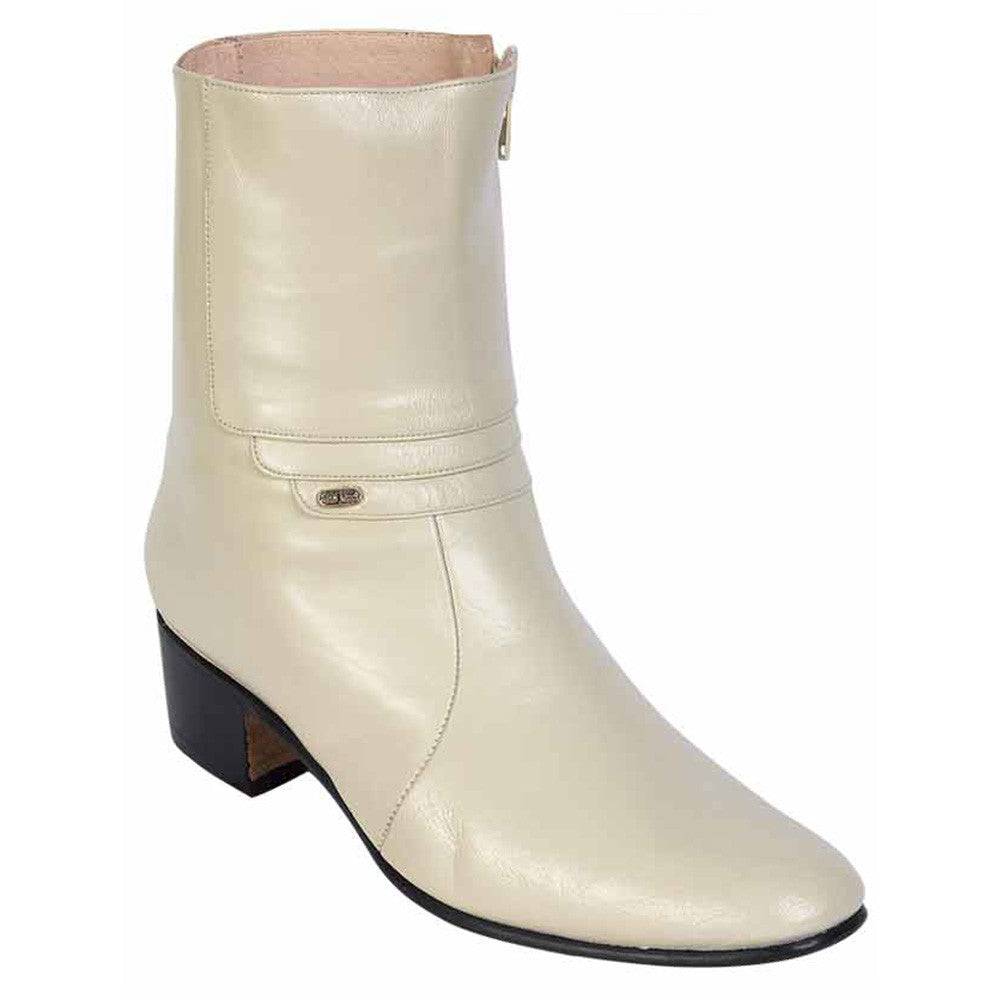 Mens Heeled Boots - Black