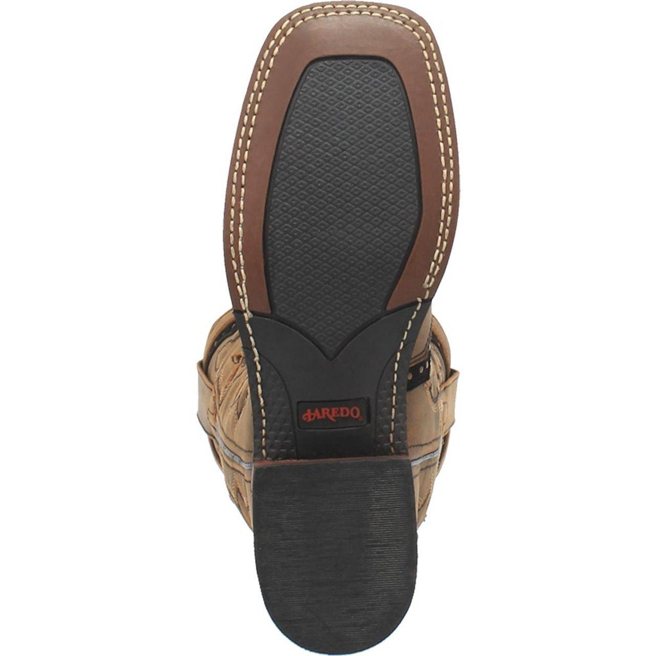 Laredo Bouquet Honey Leather Square Toe Women Boots - 6M
