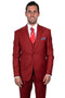 Cheap priced Suit- Men's Two Button Vested Stacy Adams Basic Brick Suit