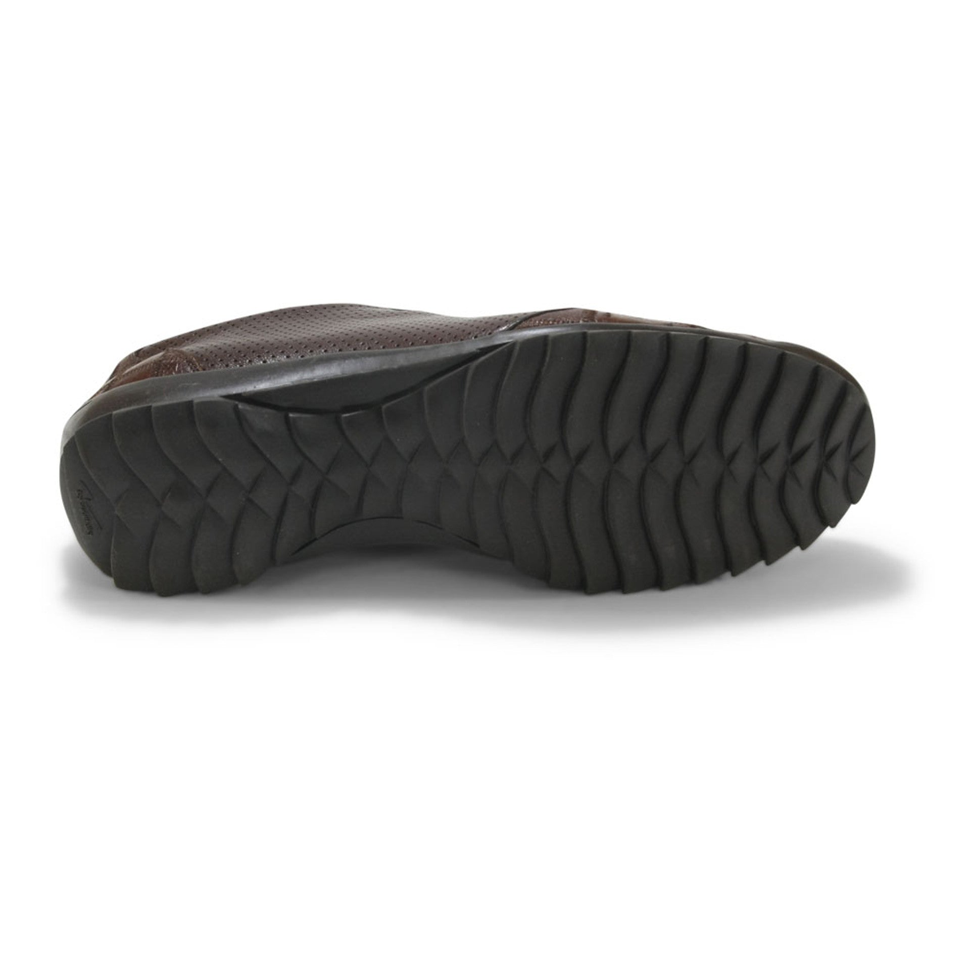 Los Altos Brown Ostrich Patch Casual Shoes - 8