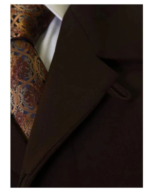 Carmel Zhao Dress Trench Dress Coat Priced Available In Big & Tall Sizes Coco Chocolate brown Top Coat