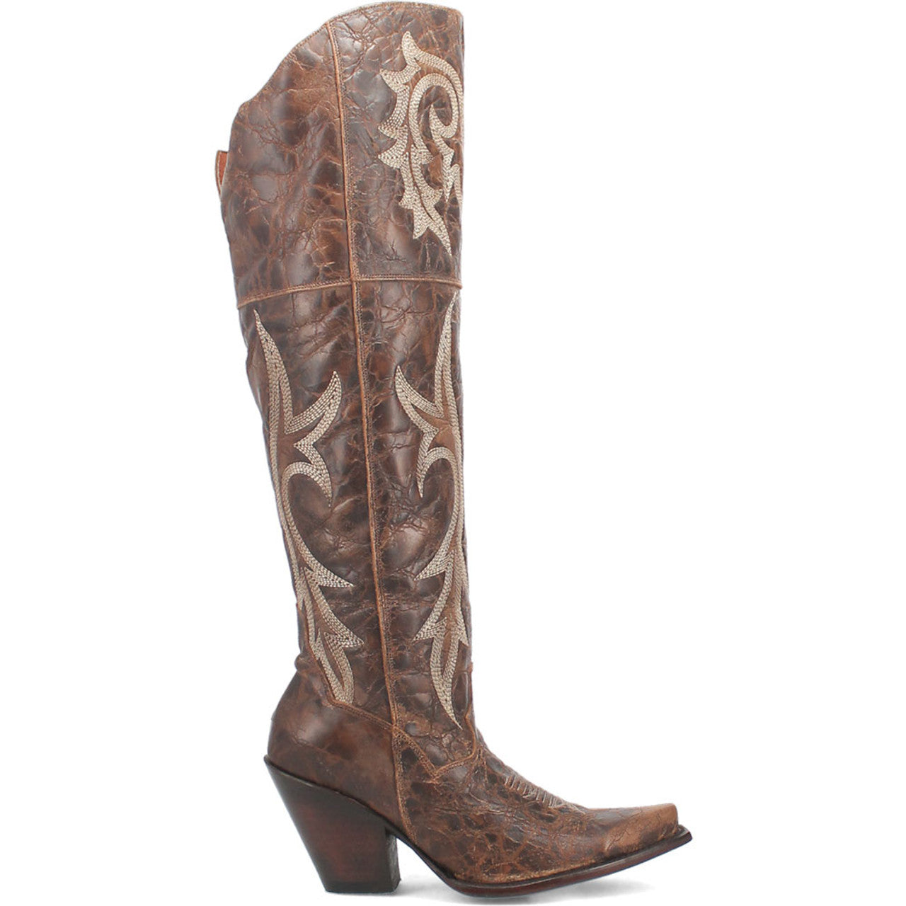 Dan Post Men Brown Jilted 20 Snip Toe Over the Knee Boot - 6M