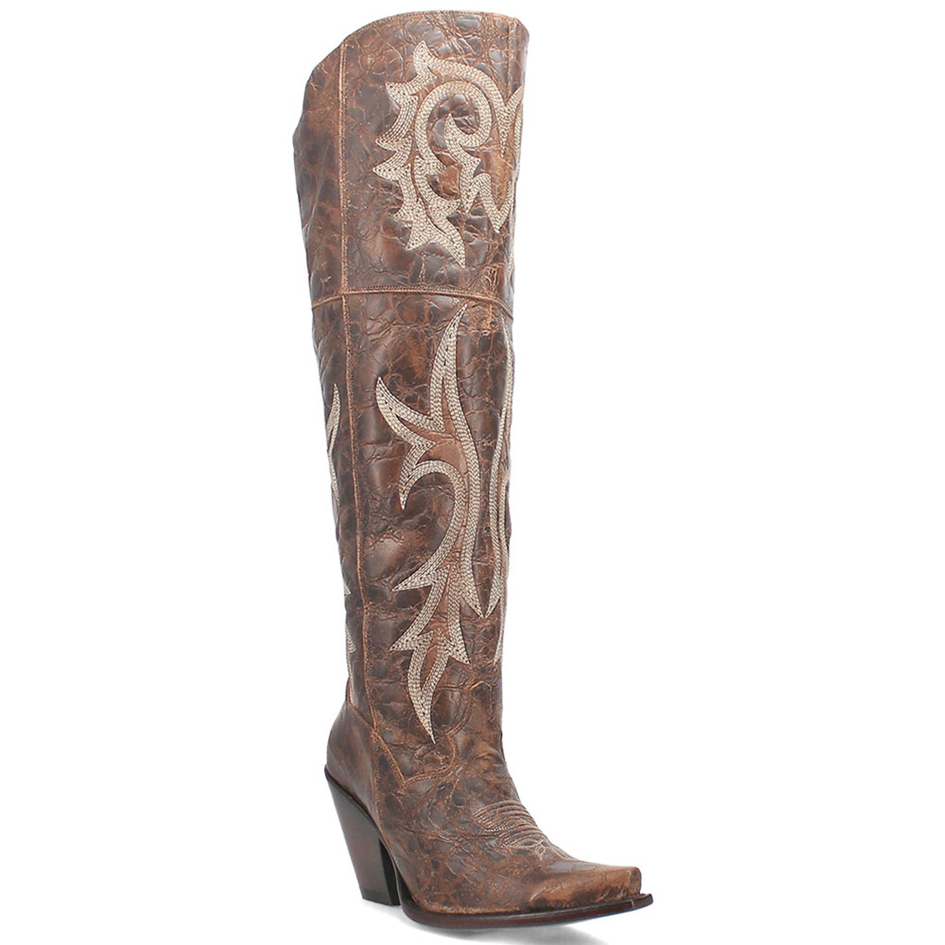 Dan Post Men Brown Jilted 20 Snip Toe Over the Knee Boot - 6M