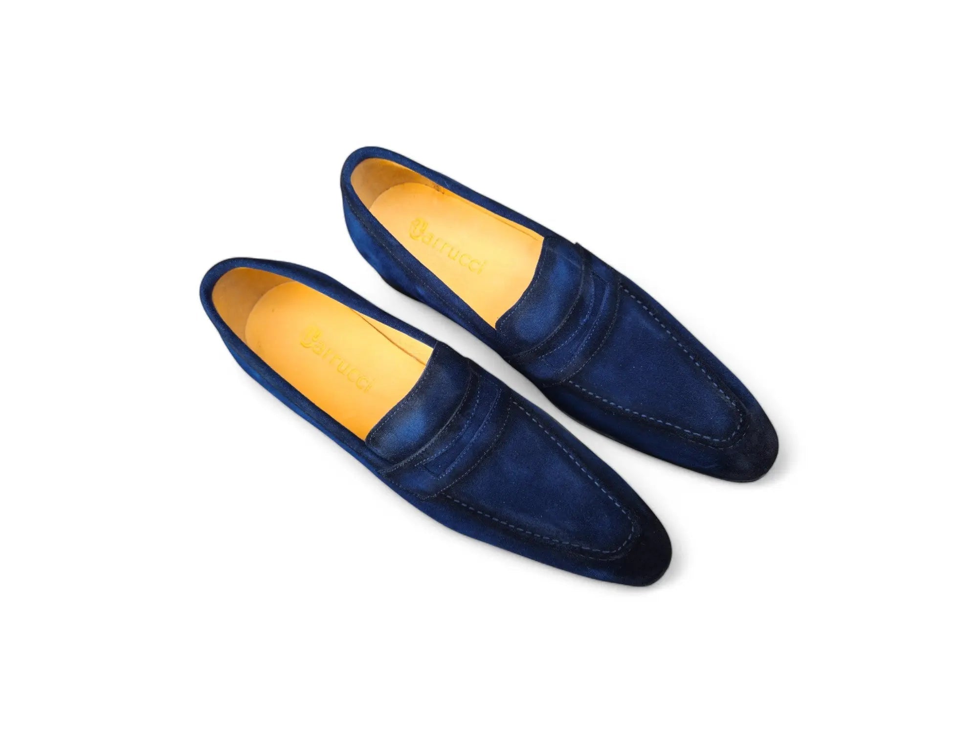 Burnished Suede Penny Loafer - 7.5