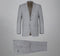 Renoir Clothing - Renoir Suit - Renoir Fashion - Super 140s Wool Two Button Slim Fit Grey Renoir Suit