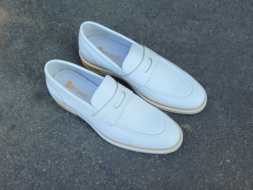 Carrucci Calfskin Penny Loafer