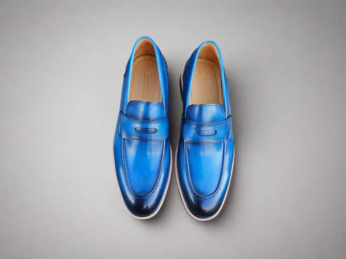 Carrucci Calfskin Penny Loafer