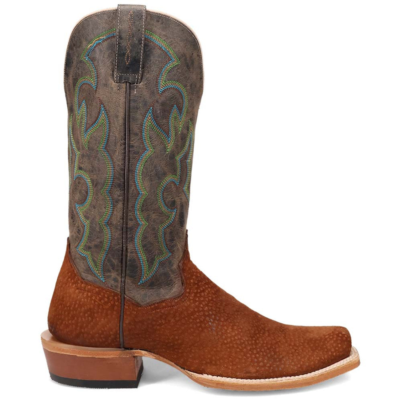 Dan Post Mens Cappy Brown Carpincho Leather Western Boots - 8D