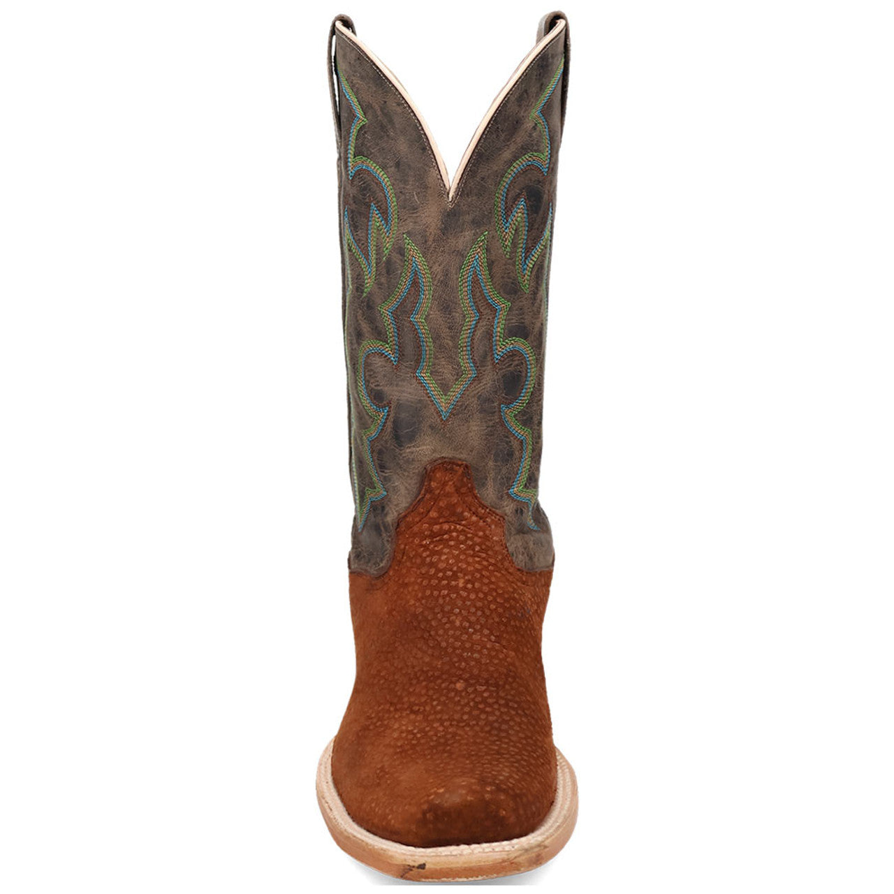 Dan Post Mens Cappy Brown Carpincho Leather Western Boots - 8D
