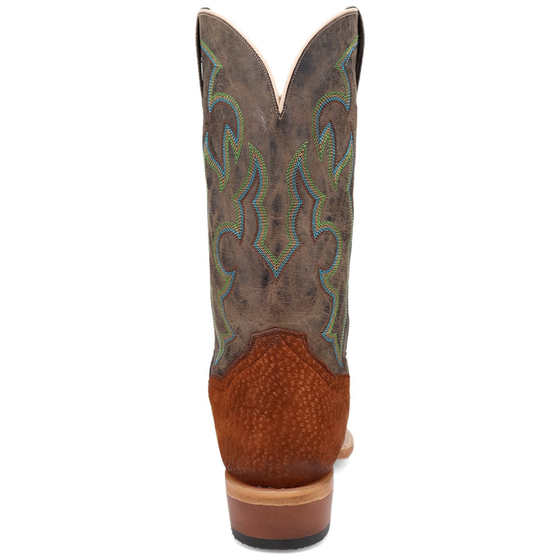 Dan Post Mens Cappy Brown Carpincho Leather Western Boots - 8D