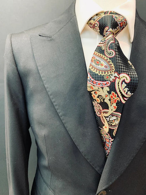 Rossi Man Suit - Tan Gray Black Navy Camel French Blue Suit