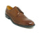 Mens Carrucci Woven Leather Cap Toe Dress Shoe in Cognac